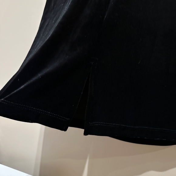 Jessica Black Velvet Sleeveless Dress Midi Size 10 Elegant Grand Party - Picture 10 of 11